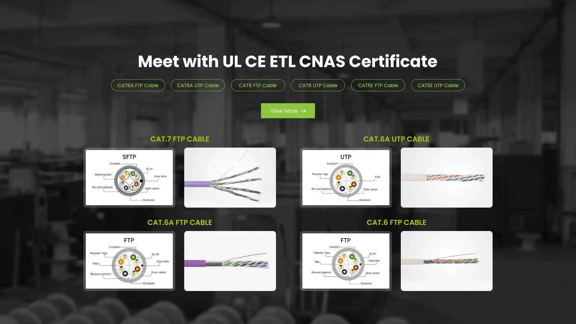 Meet With UL CE ETL CNAS Certificate